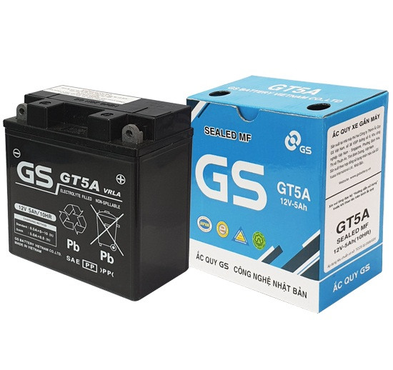 Bình ắc quy GS GT5A (12V - 5AH)