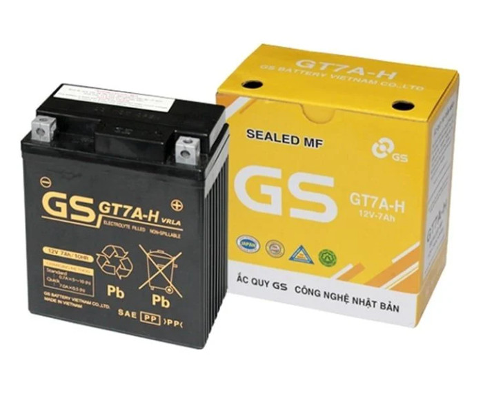 Bình ắc quy GS GT7A - H (12V - 7AH)