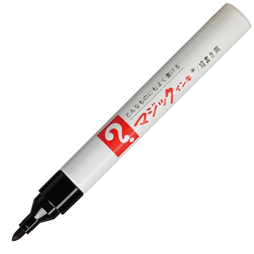 Bút lông dầu không xóa được Teranishi Chemical Magic ink M500-T1 đen