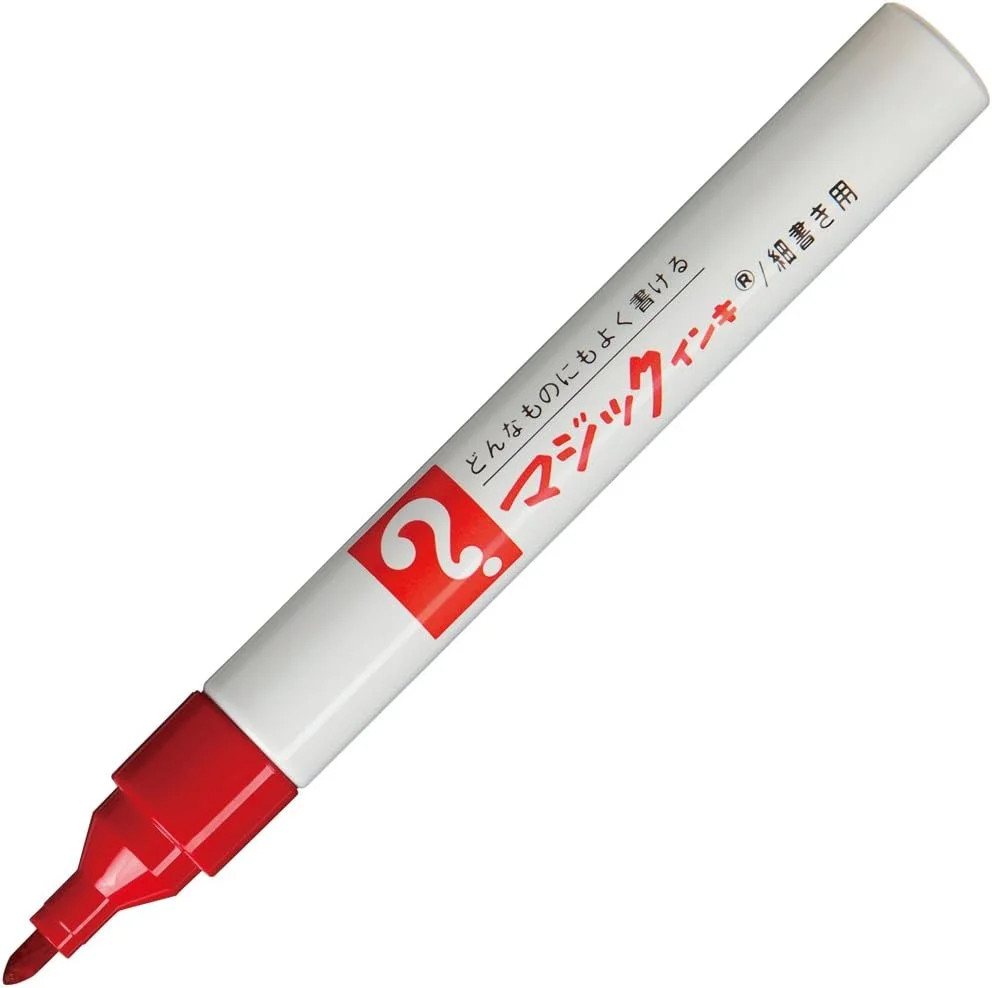 Bút lông dầu không xóa được Teranishi Chemical Magic ink M500-T2 đỏ