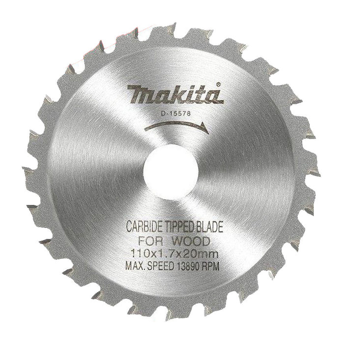 Lưỡi cưa gỗ 110x20x12T Makita D-15562